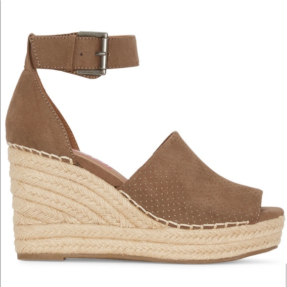 New Pop Womens Damera Wedge Sandals 
